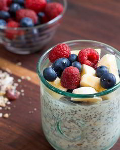 Овсянка с бананами в банке