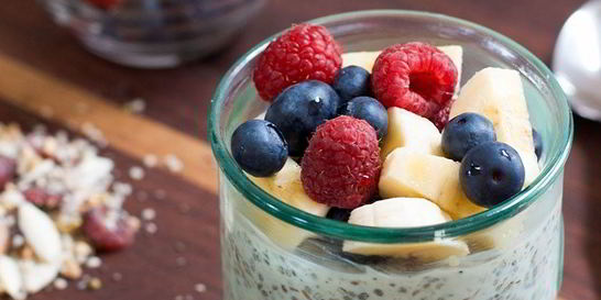 Овсянка с бананами в банке