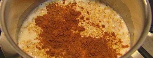 овсянка с кленовым сиропом и орехами пекан. Шаг 3