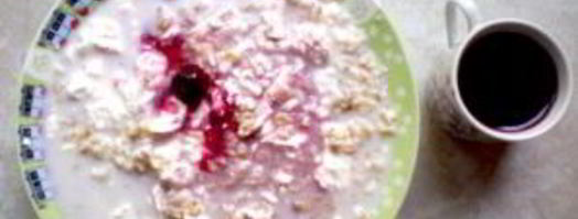 овсянка с творогом на завтрак. Шаг 3