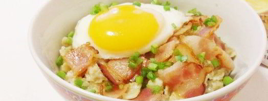 пикантная овсянка c беконом и сыром. Шаг 15