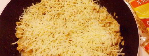 пикантная овсянка c беконом и сыром. Шаг 9