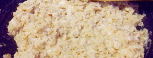 пикантная овсянка c беконом и сыром. Шаг 10