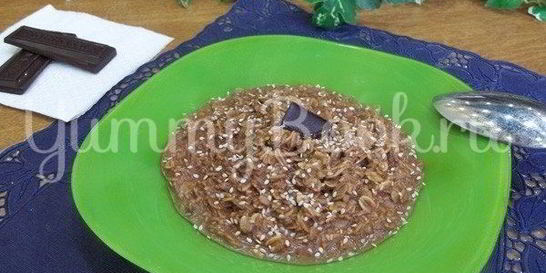 Шоколадная овсяная каша