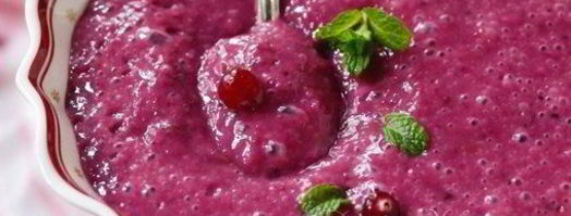 взбитая овсяная каша с ягодами. Шаг 5