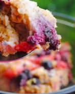 Запеченная овсянка с ягодами