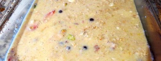 запеченная овсянка с ягодами. Шаг 7