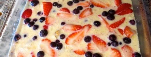 запеченная овсянка с ягодами. Шаг 8