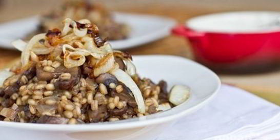 Каша перловая с грибами