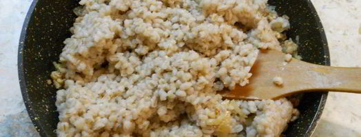 каша перловая с куриным фаршем. Шаг 5