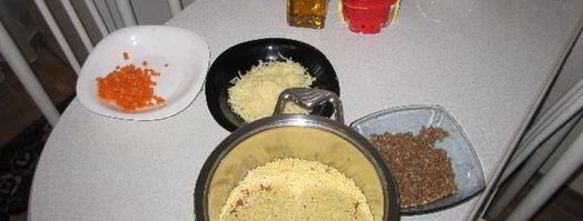 каша с курицей и курагой. Шаг 7