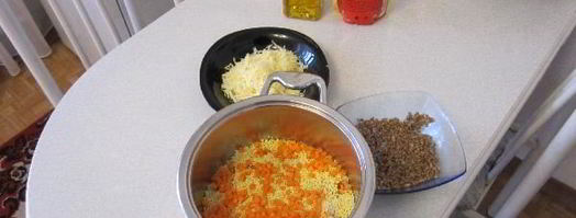 каша с курицей и курагой. Шаг 8