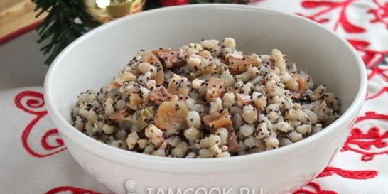 Кутья из перловки
