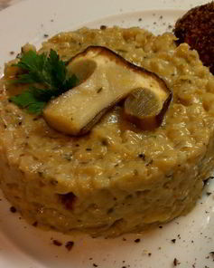 Перловая каша с белыми грибами