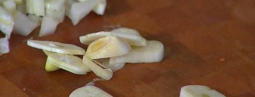 перловая каша с фасолью, тыквой и беконом. Шаг 3