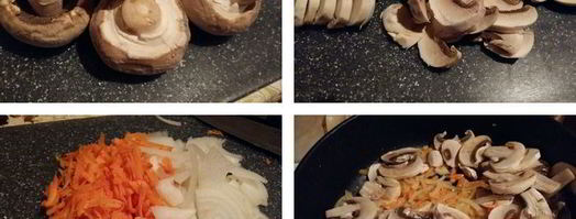 перловая каша с грибами в духовке. Шаг 4