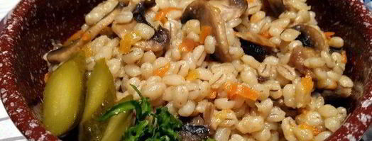 перловая каша с грибами в духовке. Шаг 9