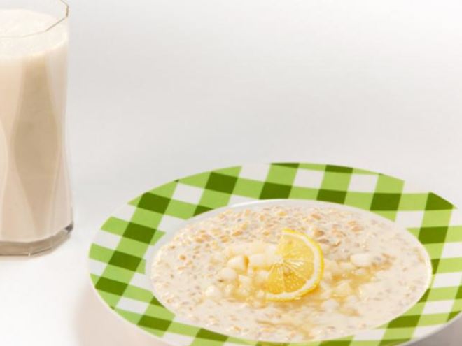 Рецепт перловой каши с кокосами в меду