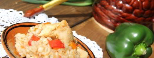 перловая каша с курицей и овощами. Шаг 15