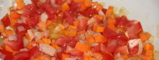 перловая каша с курицей и овощами. Шаг 9