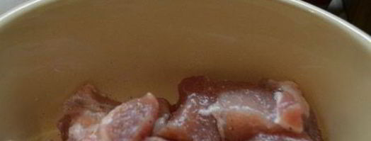 перловая каша с мясом и грибами в горшочке. Шаг 3