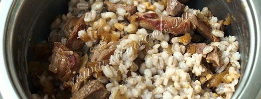 перловая каша с мясом. Шаг 8