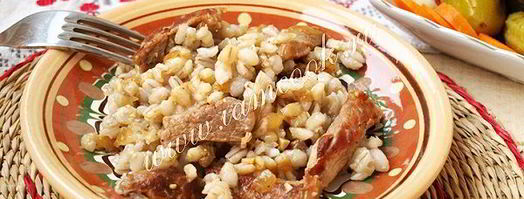 перловая каша с мясом. Шаг 11