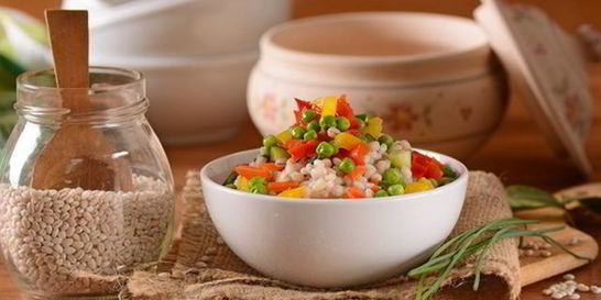 Перловая каша с овощами