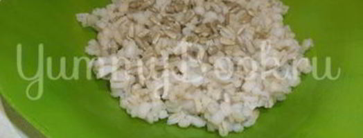 перловая каша с семечками и йогуртом. Шаг 8