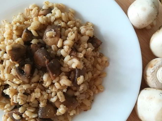 Рецепт перловой каши с шампиньонами