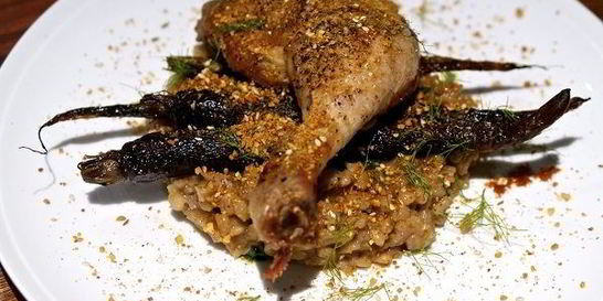 Перловка с курицей