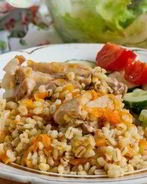 Перловка с мясом в мультиварке