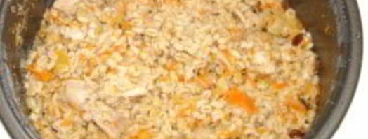 перловка с мясом в мультиварке. Шаг 6