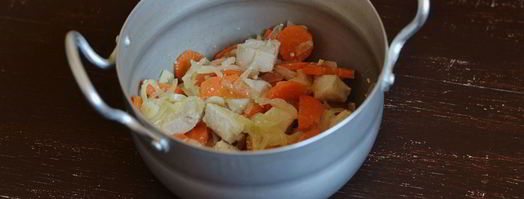 перловка с нутом и куриной грудкой. Шаг 4