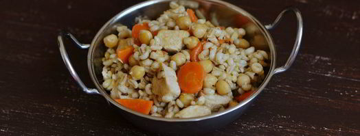 перловка с нутом и куриной грудкой. Шаг 11