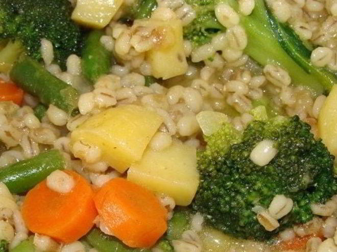 Рецепт перловки с овощами