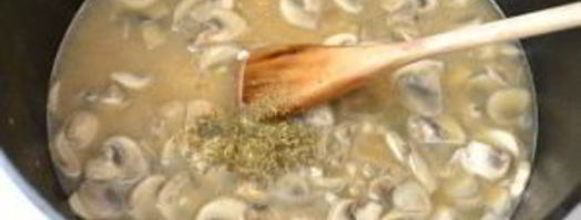 перловка с шампиньонами. Шаг 5