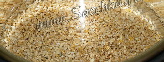 перловка с тушенкой в мультиварке steba. Шаг 5