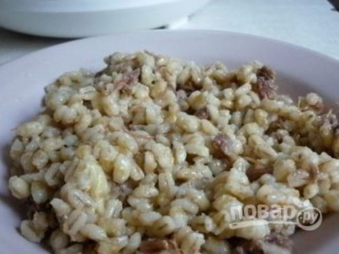 Рецепт перловки с тушенкой