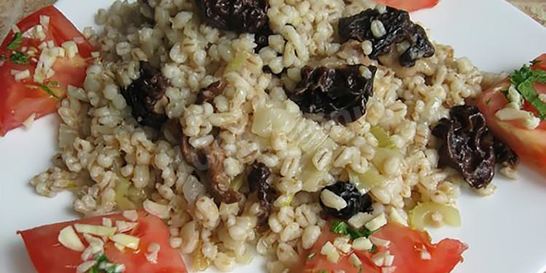 Перловка со строчками