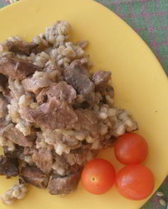 Перловка со свининой в духовке