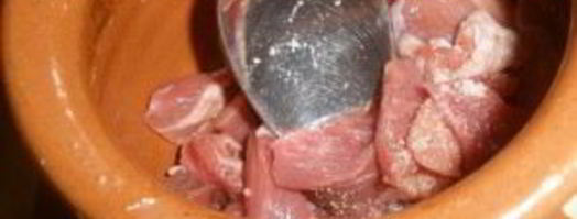 перловка со свининой в духовке. Шаг 3