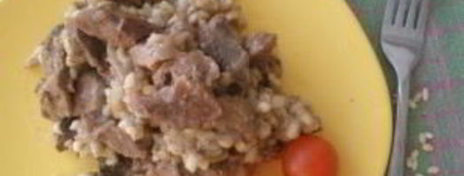 перловка со свининой в духовке. Шаг 7