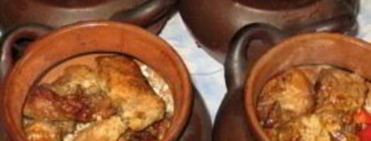 перловка со свининой в горшочках. Шаг 6