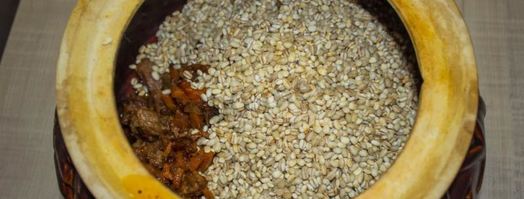 перловка в духовке в горшочке с мясом говядины. Шаг 14