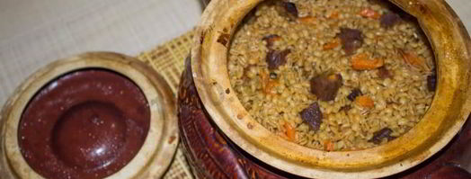 перловка в духовке в горшочке с мясом говядины. Шаг 18