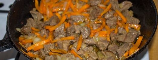 перловка в духовке в горшочке с мясом говядины. Шаг 9