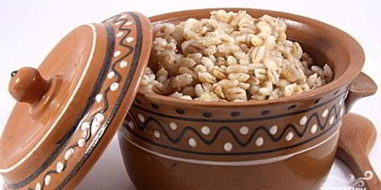 Перловка в горшочке