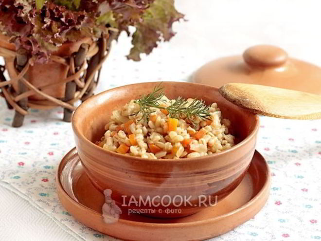 Рецепт постной перловой каши