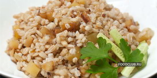 Стеклянная каша из перловки